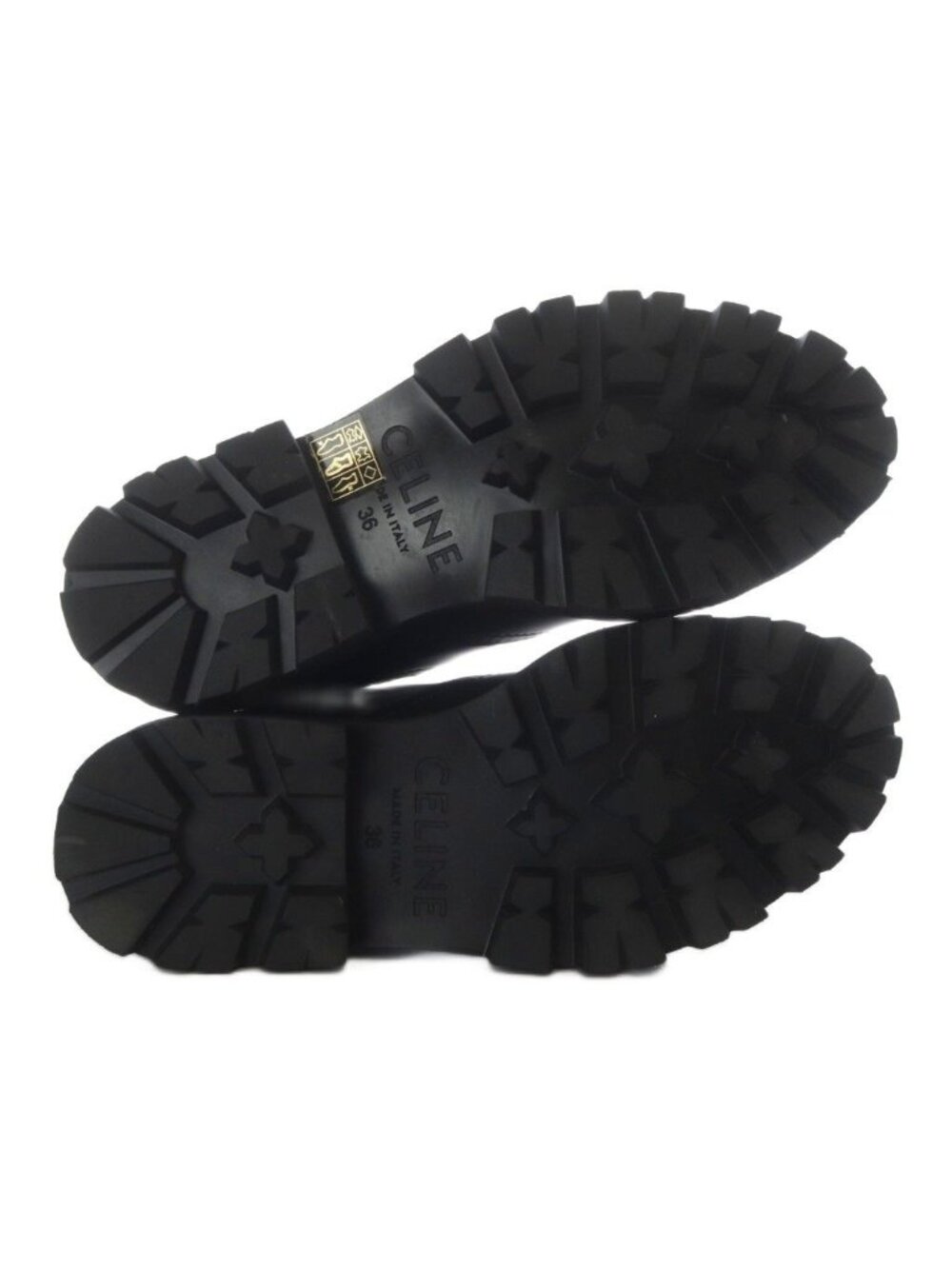 Celine Margaret Chelsea Boots Side Gore Short Flat Calfskin 36 Black - Picture 4 of 8